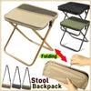 Compact Folding Stool with Storage Bag Outdoor Camping Fishing Portable Leisure Stool