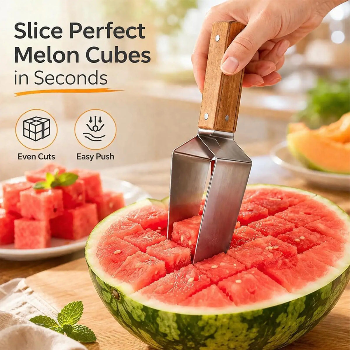 TriCut™ Watermelon Slicer — Perfect Slices, Every Time