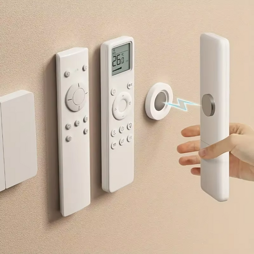 Magnetic Remote Control Holder — Wall Organizer (Set of 3)