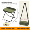 Compact Folding Stool with Storage Bag Outdoor Camping Fishing Portable Leisure Stool