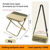 Compact Folding Stool with Storage Bag Outdoor Camping Fishing Portable Leisure Stool