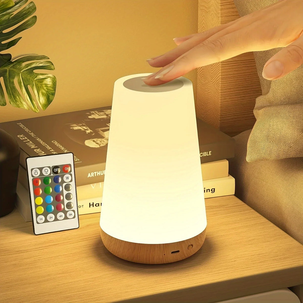 13-Colour RGB Night Light — Touch & Remote Control