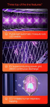 Telescopic Electric Mosquito Swatter Lamp