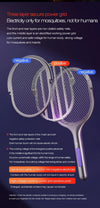 Telescopic Electric Mosquito Swatter Lamp
