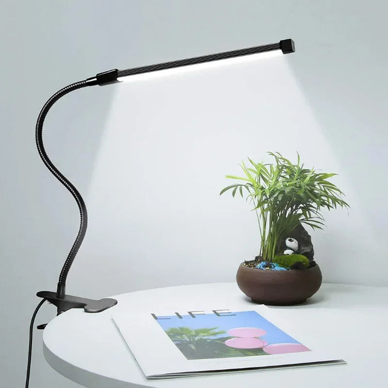LED Clip Desk Lamp — Adjustable Light for Home Offices & Study Rooms