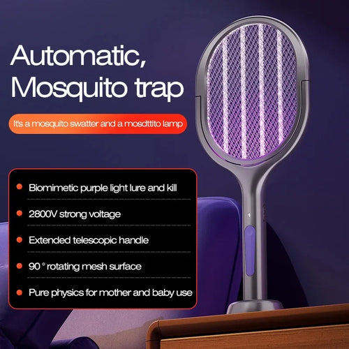 Telescopic Electric Mosquito Swatter