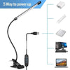 Lampe de Bureau LED Clip Noir