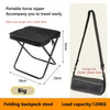 Compact Folding Stool with Storage Bag Outdoor Camping Fishing Portable Leisure Stool