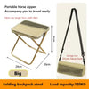 Compact Folding Stool with Storage Bag Outdoor Camping Fishing Portable Leisure Stool